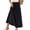 Black, variant on Women's Boho Eyelet Embroidery Maxi Skirt, Casual Summer Long Skirt with Pockets, High Waisted Tiered Swing A-Line Beach Skirt