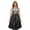 Black, variant on Venzia Women Floral Dirndl Dress, Bavarian Oktoberfest Traditional Puff Sleeve Midi Party