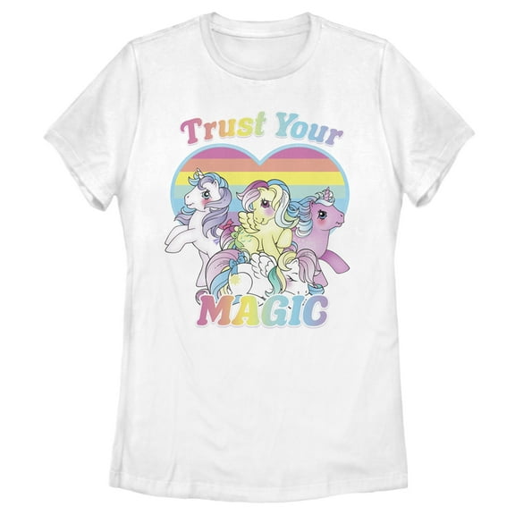 Women's My Little Pony Trust Your Magic Graphic Tee White X Large