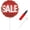 Round Sale Kit, variant on PMU Garage Sale Square Shaped 18 Inch Mylar-Foil Balloon Pkg/1