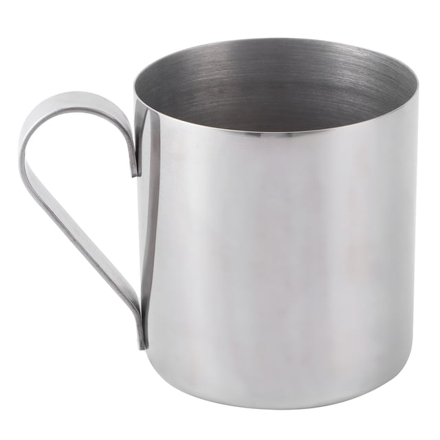 Taza Para Beber Agua, Taza De Café, Acero Inoxidable 304 Para Beber Café, Casa De Agua, Barra De Leche Y Otras Bebidas, Oficina, Hotel OTVIAP Plata