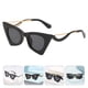 thumbnail image 3 of KAKOWELY 1 pieza de gafas de sol creativas decorativas (negro), 3 of 4