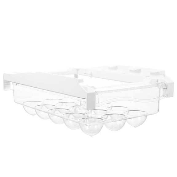 Raindrops Egg Holder Tray with Hanging Rack for Fridge - Storage Organizer