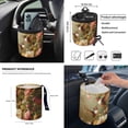thumbnail image 4 of HUIACONG 12 Pcs Hummingbird Flower Auto Seat Covers Car Accessories Set Car Steering Wheel Cover Seat Belt Pads Cover Organizer Coasters Key Chains Armrest Cover Pad Universal Fit, 4 of 6