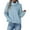 Blue, variant on IROINNID Pullover Sweater for Women Winter Turtleneck Warm Sweater Long Sleeve Knitted Loose Fit Casual Daily Tops,Gray
