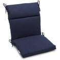 thumbnail image 1 of Coussin de Chaise Extérieur Carré Solide en Polyester Filé 20 Pouces par 42 Pouces, Azul, 1 of 2