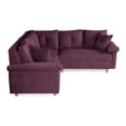 thumbnail image 3 of Sala Esquinera De Velvet Morado Modelo Elton, 3 of 8
