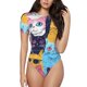 thumbnail image 1 of Fotbe Colorful Cats Pattern Art Body de Mujer con Cuello Redondo y Mangas Cortas, Sin Mangas Ajustado, Suave, Cómodo y Básico-XX-Large, 1 of 7