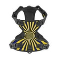 thumbnail image 4 of Spiral Yellow Optics Effect Dog Harness, Pet Dog Out to Prevent Break Free Leash, Adjustable, Easy to Wear, Large, 4 of 9