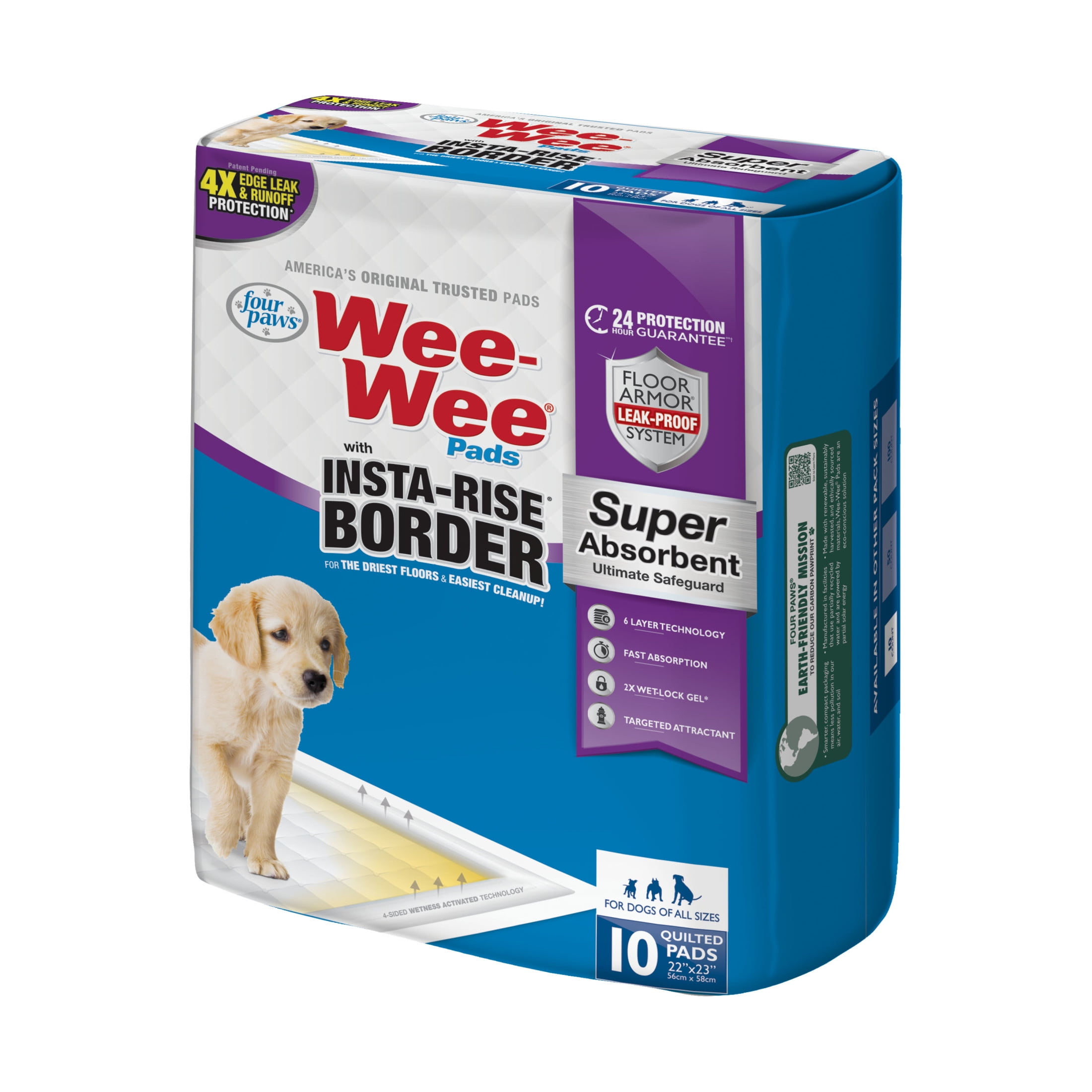Four Paws Wee-Wee Insta-Rise Border Potty Training Dog Puppy