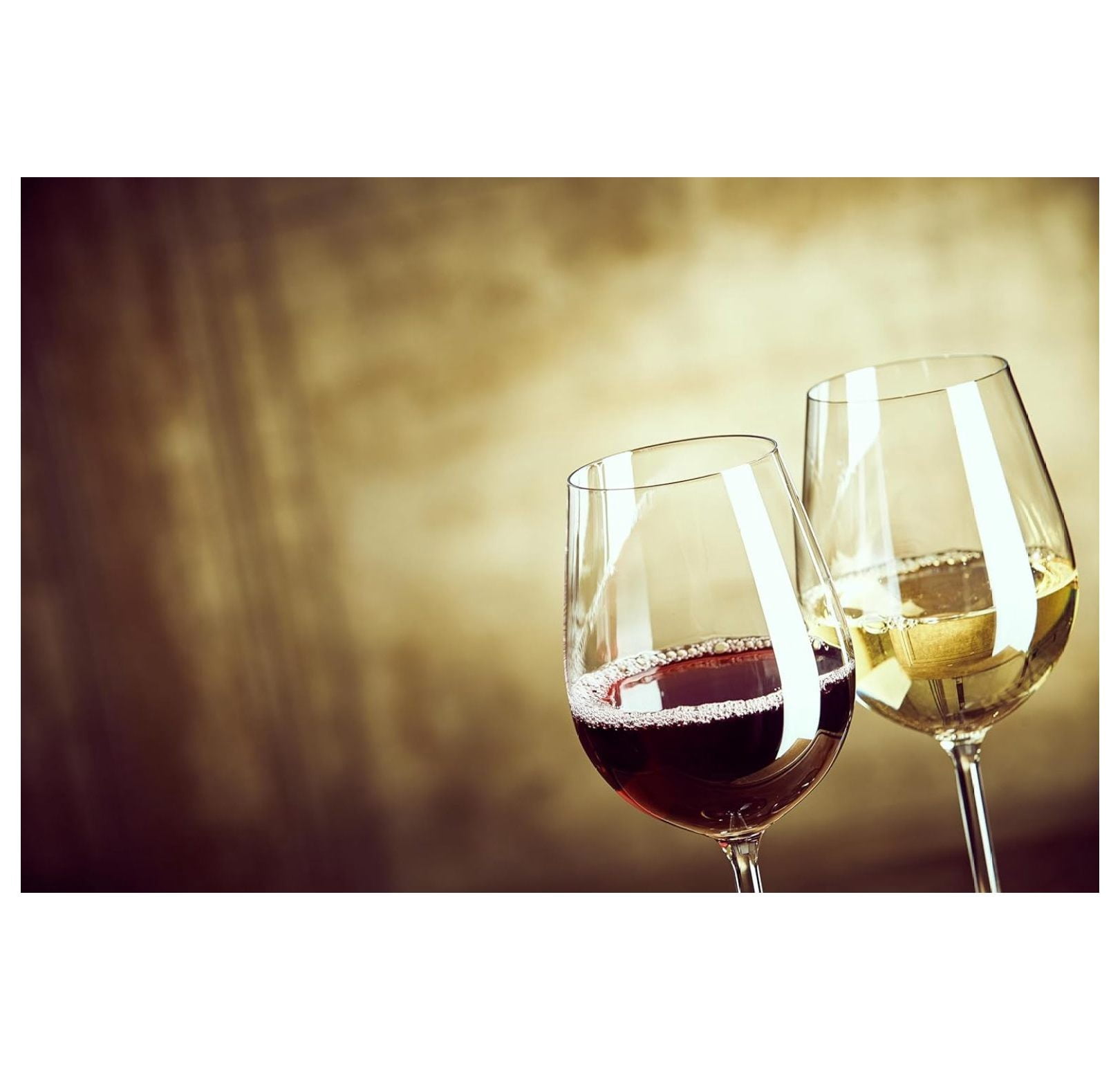 European-Made All-Purpose Wine Glasses | Set of 4 | Sheer Rim | 100% Lead-Free Crystal | 15.5 Fl. Oz. | Perfect for White Wine & Red Wine | Dishwasher-Safe