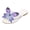 Purple, variant on 3D Butterfly Flat Flip Flops for Women Vacation Beach Summer Fashion Casual Low Heel Slip on Thong Dress Slippers Backless Sandals White Size 8.5
