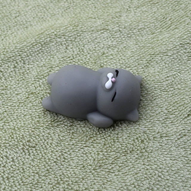 Novedad pegamento suave juguetes creativos pequeño animal lindo mascota foca Jun pequeño tuanzi persona entera ventilación descompresión pellizco música