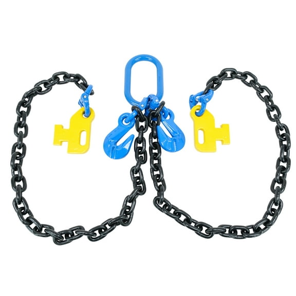 1/2" x 5' Sea Shipping Container Loading Chain Bridle G100, V-Chain, Cargo, Storage, Moving