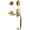 White, variant on grandeur newport c grip handleset with lever