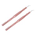 thumbnail image 2 of 2pcs Eyelash Lift Tools Stainless Steel Separator Lash Lift Tools for Ironing Combing Eyelashes Rose Gold, 2 of 5