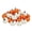 24Pcs Orange+White, variant on RUINIXCW 8/12/24/48Pcs Artificial Pumpkins Fall Decorations Thanksgiving Halloween Pumpkins Assorted Small Fake Pumpkins Mini Foam Pumpkins Autumn Harvest Home Decor
