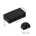 thumbnail image 2 of Organizador de portabits de destornillador Uxcell de 6 piezas, caja de almacenamiento de plástico de 4 agujeros para cualquier bit de metal de 1/4", 2 of 6