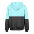 thumbnail image 3 of Puntoco Chaqueta De Mujer Casual Impreso Con Cremallera De Manga Larga Sudadera Con Capucha Chaqueta superior Liquidación De Navidad Puntoco Puntoco-585, 3 of 4