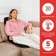 COMFIER Motors Massage Seat Cushion with 3 Level Heating Pad, Back Massager Chair Pad, Fathers Day Gifts
