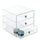 thumbnail image 4 of Caja organizadora de maquillaje AJIODA con 3 cajones acrílicos, 4 of 7