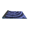 thumbnail image 2 of Ahgly Company Indoor Square Abstract Blue Modern Area Rugs, 7' Square, 2 of 4