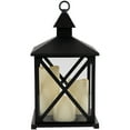 thumbnail image 3 of Northlight LED Candle Lantern with 3 Flameless Candles - 12.5" - Black, 3 of 6