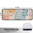 thumbnail image 5 of Kitchen Rugs Sets Of 2,Orange Boho Abstract and Plant Pattern Anti Fatigue Kitchen Mat Rugs Non Slip Washable,Decorative Kitchen Floor Mats for Kitchen,Sink,Laundry,17"x47"+17"x47", 5 of 5