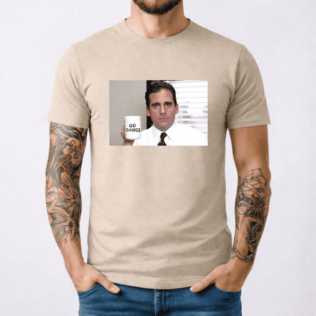 T-Shirt Michael Scott Uga S à 5TG Fabriqué aux États-Unis
