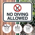 thumbnail image 4 of No Diving Allowed Sign, Pool Sign,, 4 of 8