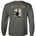 thumbnail image 5 of Fair Game Proud Veteran Desert Storm Always Remember Long Sleeve Shirt-Charcoal-2x, 5 of 5