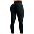 thumbnail image 2 of Womens High Waist Textured Workout Leggings Booty Scrunch Yoga solid color Pants Slimming Ruched Tights 2026, 2 of 4