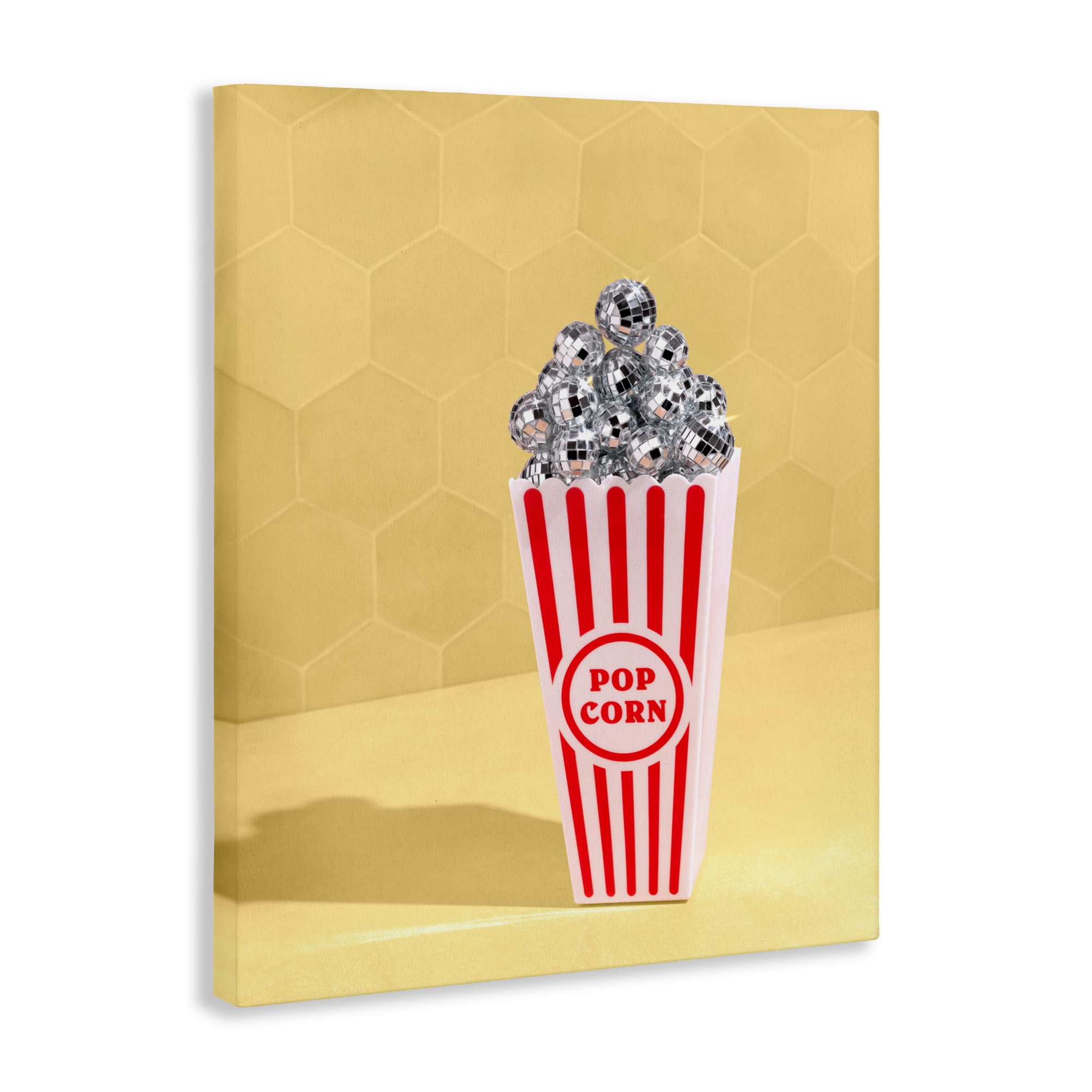 Stupell Industries Disco Filled Popcorn Canvas Wall Art, design by LISH Creative