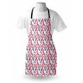 thumbnail image 4 of Flamingo Apron, Watercolor Pastel Style Zoo Tropical Birds in Various Tones Wedding Romance, Unisex Kitchen Bib with Adjustable Neck for Cooking Gardening, Adult Size, Multicolor, by Ambesonne, 4 of 4