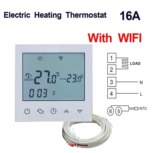 Voice Smart Underfloor Heating Thermostat Room WIFI Mobile Phone APP Temperature Control ,Easy to Install