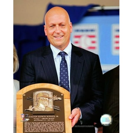 Ripken Jr Hall Of Fame - Cal Ripken Jr - 2007 Hall of Fame Induction Ceremony Sports Photo