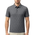 thumbnail image 4 of BRANROY Mens Polo Shirts Short Sleeve - Shirts for Men Golf Casual, Father's Day Shirt for Dad, Summer Casual Shirt, Business Casual Shirt,Gray,2XL, 4 of 5