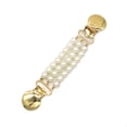 thumbnail image 2 of Tnobhg Ladies Faux Pearl Chain Collar Clip Anti-exposed Brooch Shawl Silk Scarf Buckle Sweater Cardigan Collar Clip, 2 of 8