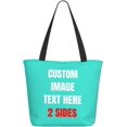 thumbnail image 1 of Custom Tote Bag With Logo Photo, Custom Bag, Personalized Shopping Bags Reusable Grocery Bags Bulk For Work Travel Gifts, 1 of 8
