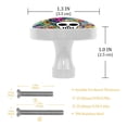 thumbnail image 3 of 4 Pcs Skull Knobs for Kitchen Cabinet Cupboard Dresser Bookcase Drawer Pulls Handles Round Home Decor, 3 of 5
