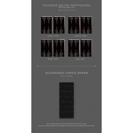 BLACKPINK - BORN PINK Vol.2 Digipack Ver CD 公式 アルバム 国内発送 ラキドロ