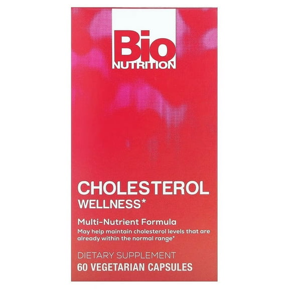 Bio Nutrition - Cholesterol Wellness - 60 Vegetarian Capsules ( pack of 1)