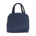 thumbnail image 4 of Unique Bargains 1 Pc Durable Zipper Lunch Bag Navy, 4 of 5