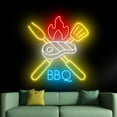 thumbnail image 3 of Handmadetneonsign BBQ Neon Sign, BBQ Neon Light Wall Art Decor, Restaurant Wall Decor, Grill Led Wall Light 51502, 3 of 5