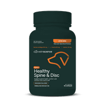 VetriScience Healthy Spine & Disc Bone Health Calcium Capsules for Dog, Unflavored 90 Count Bottle