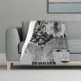 thumbnail image 1 of Blanket Multicolour Printed Blanket Super Soft Flannel Lightweight Fluffy Plush Bed Blanket Beatles Revolver, 1 of 1