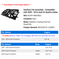 thumbnail image 2 of Auxiliary Fan Assembly - Compatible with 2009 - 2016 Audi A4 Quattro Sedan 2010 2011 2012 2013 2014 2015, 2 of 2