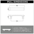 thumbnail image 5 of Franklin Brass P41760k-B Napier 3" Center To Center Bar Cabinet Pull - Bronze, 5 of 6