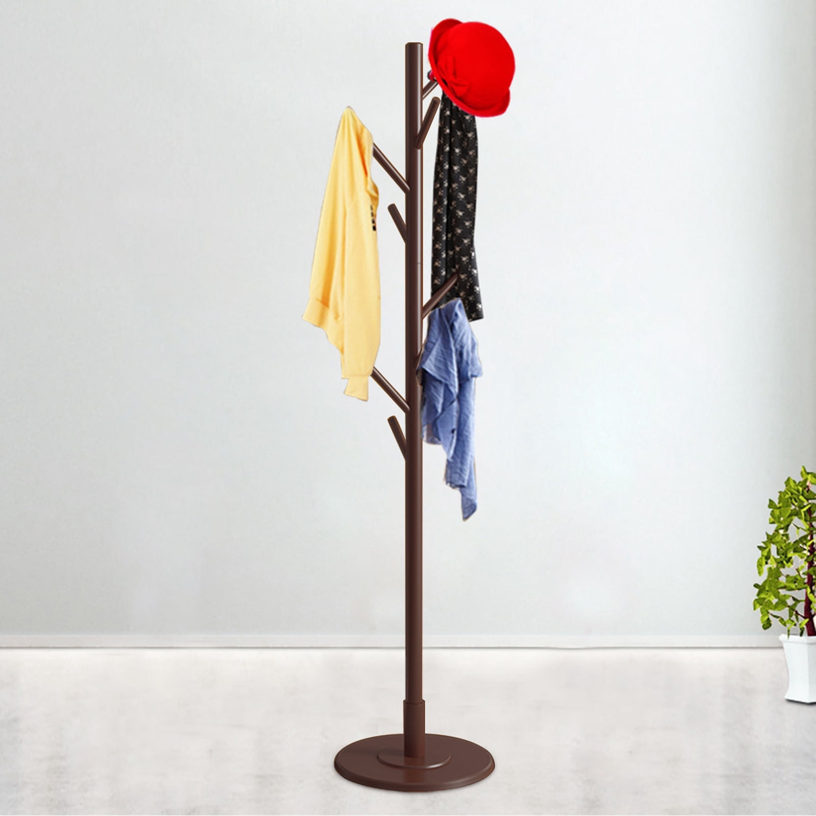 Stand Rack Tree Wooden Hanger Floor Standing Coat Rack Floor Standing Rack Optimized for Excellence Walmart