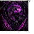 thumbnail image 2 of GallickanDinosaur Shower Curtain Waterproof, Polyester Fabric Set with 12 Hooks, Kids Bathroom Decor, 2 of 5